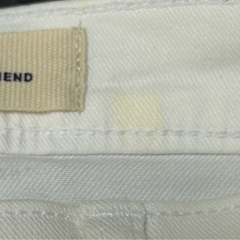 Gap 1969 Best Girlfriend White Denim Jeans Streetwear Classic Vacation Sz 26 - Picture 6 of 7
